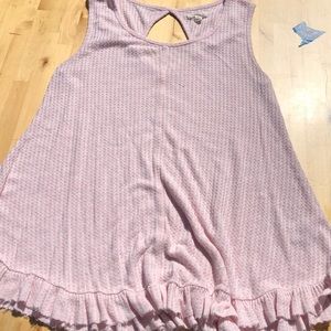 Maternity Pink breezy tank top